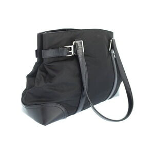 Prada Black Bag Vela Tessuto Tote Shoulder